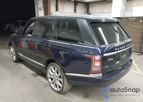 2016 Land Rover Range Rover 3.0L V6 Turbocharged Diesel Hse Td6 z USA, uszkodzony, nr VIN SALGS2KF7GA274220